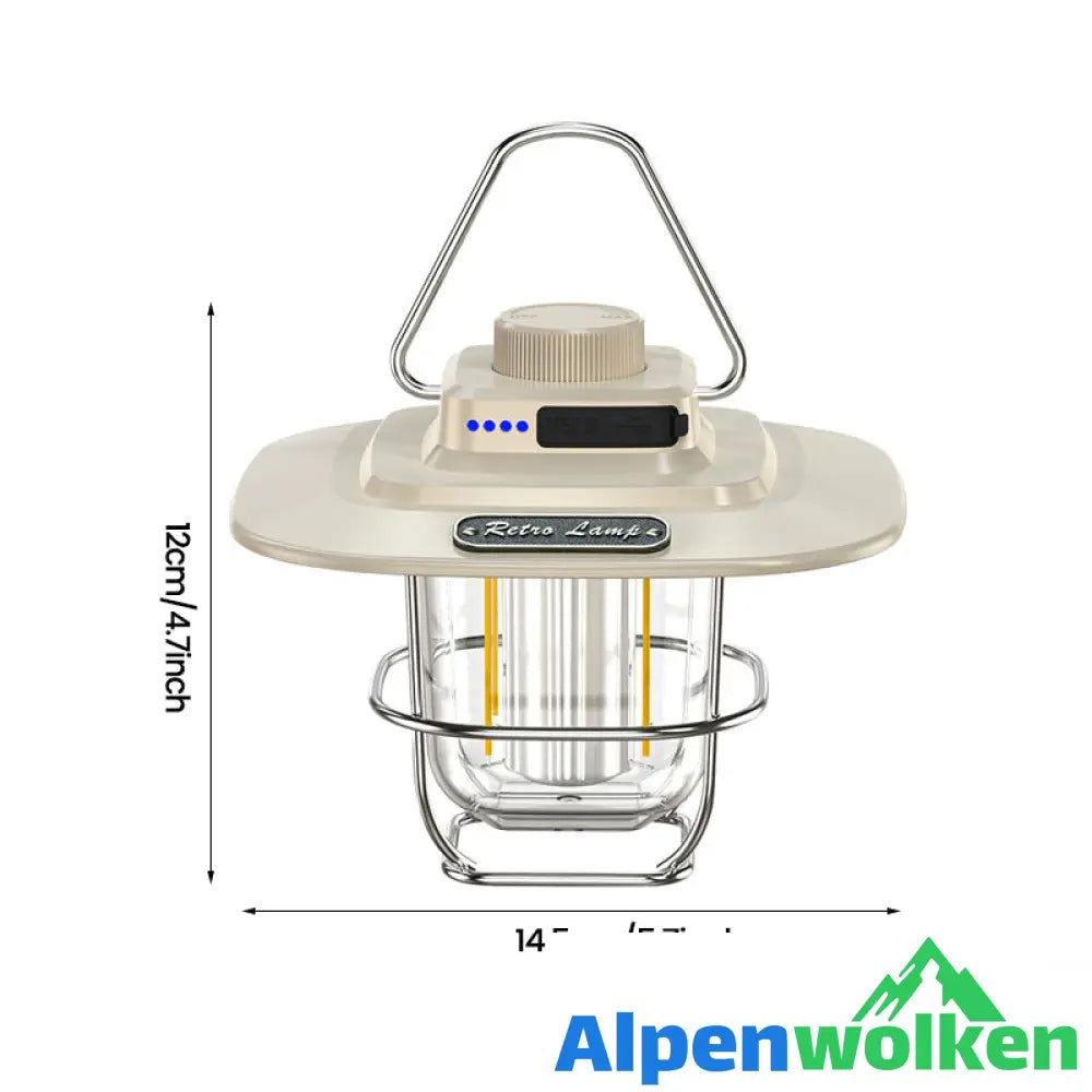 Alpenwolken - Retro-LED-Camping-Ambientelampe