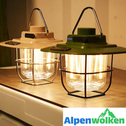 Alpenwolken - Retro-LED-Camping-Ambientelampe