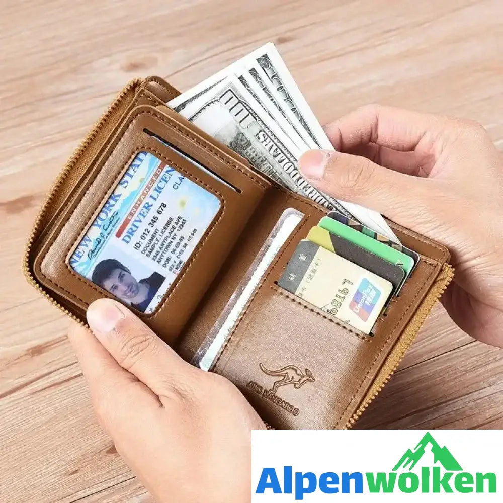 Alpenwolken - RFID Blocking Wallet für Herren