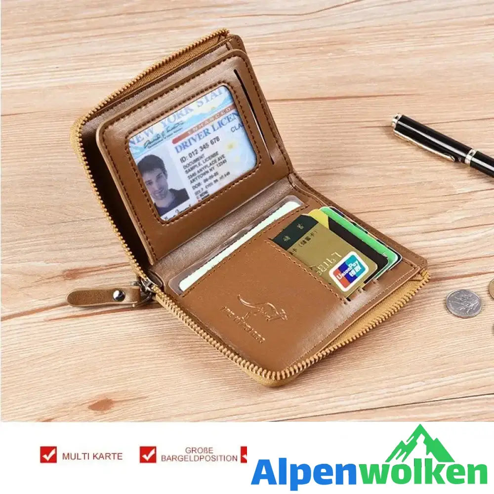 Alpenwolken - RFID Blocking Wallet für Herren