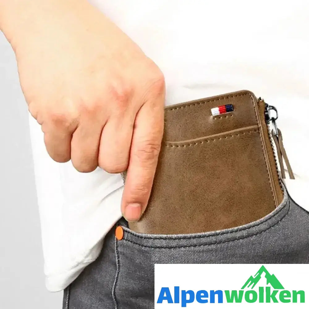 Alpenwolken - RFID Blocking Wallet für Herren