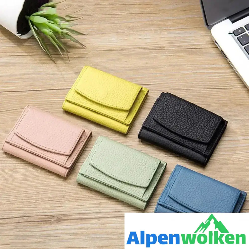 Alpenwolken - RFID Damen mini Brieftasche