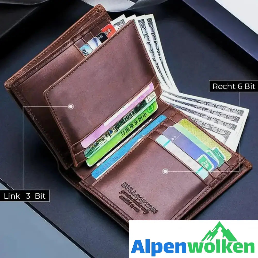 Alpenwolken - RFID kurze Geldbörse Für Herren