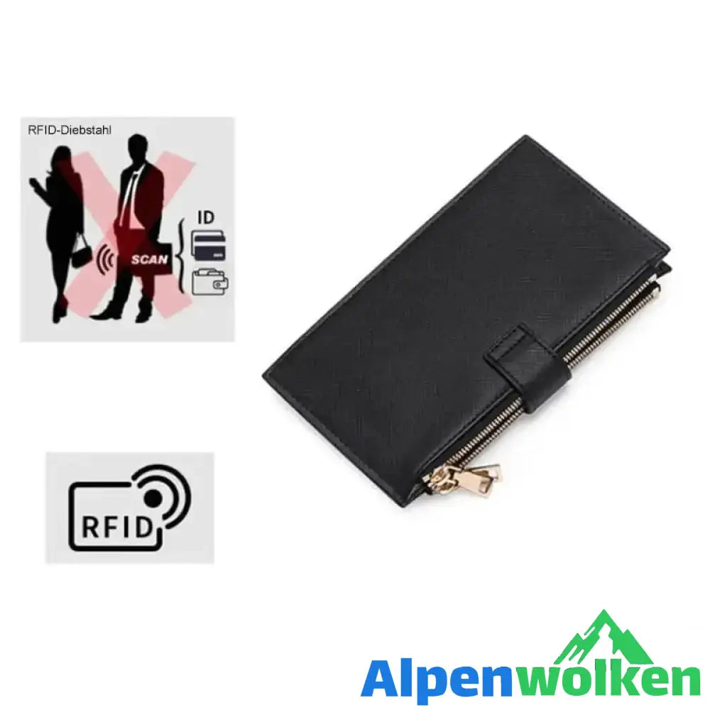 Alpenwolken - RFID Multifunktions-Geldbörse Für Damen