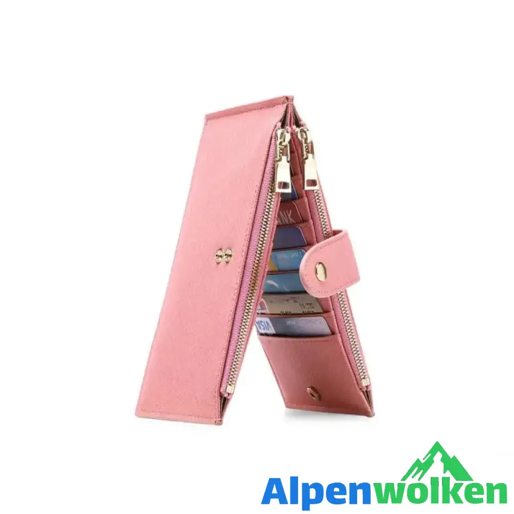 Alpenwolken - RFID Multifunktions-Geldbörse Für Damen Rosa