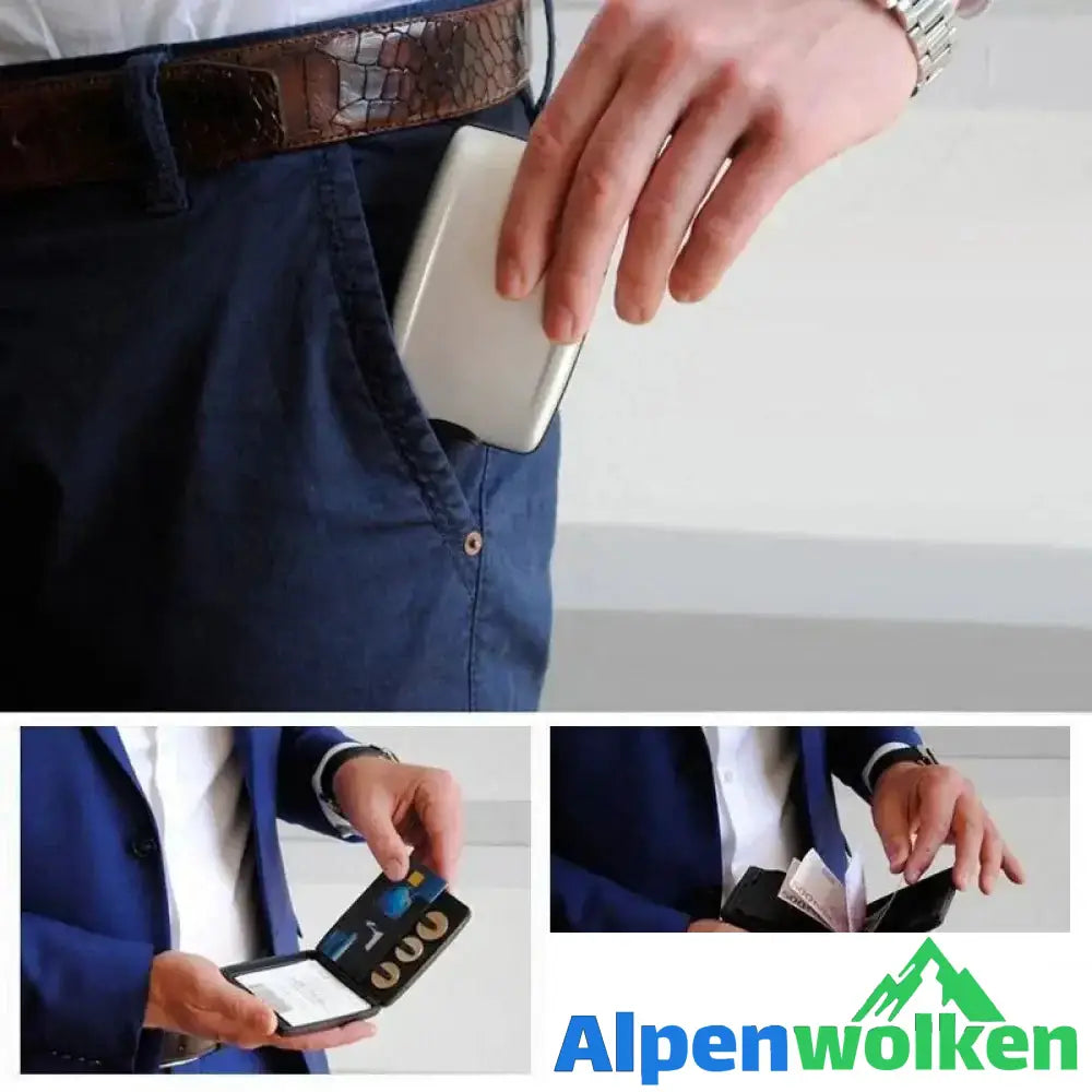 Alpenwolken - RFID Sichere Ein- und Auszahlungen Geldbörse