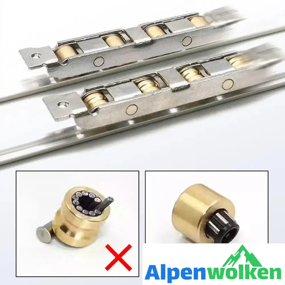 Alpenwolken - Riemenscheibe aus Edelstahl und Kupfer(2 Stück)