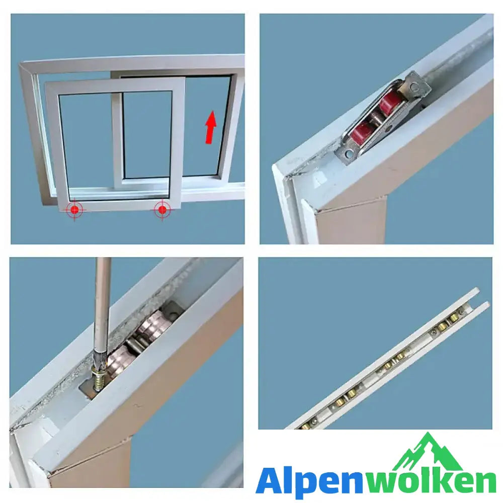 Alpenwolken - Riemenscheibe aus Edelstahl und Kupfer(2 Stück)