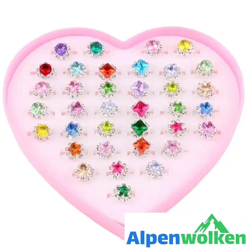 Alpenwolken - Ringspielzeug für Kinder Kristalldiamant