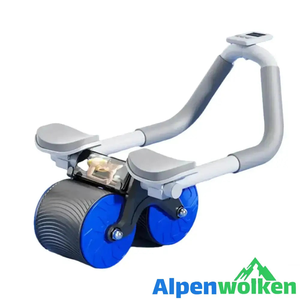 Alpenwolken - Rollenrad für Core Trainer | flacher bauch übungen blau