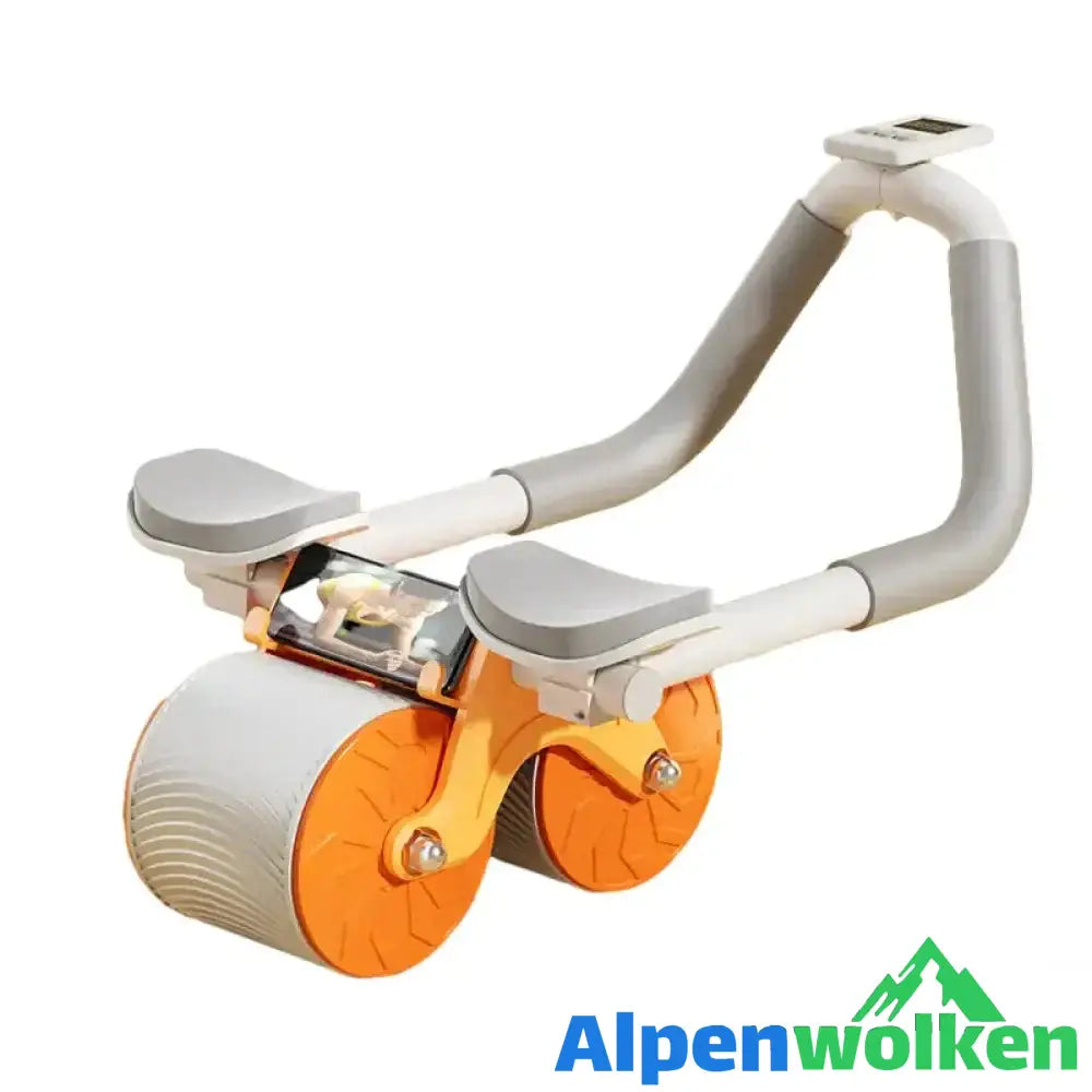 Alpenwolken - Rollenrad für Core Trainer | flacher bauch übungen orange