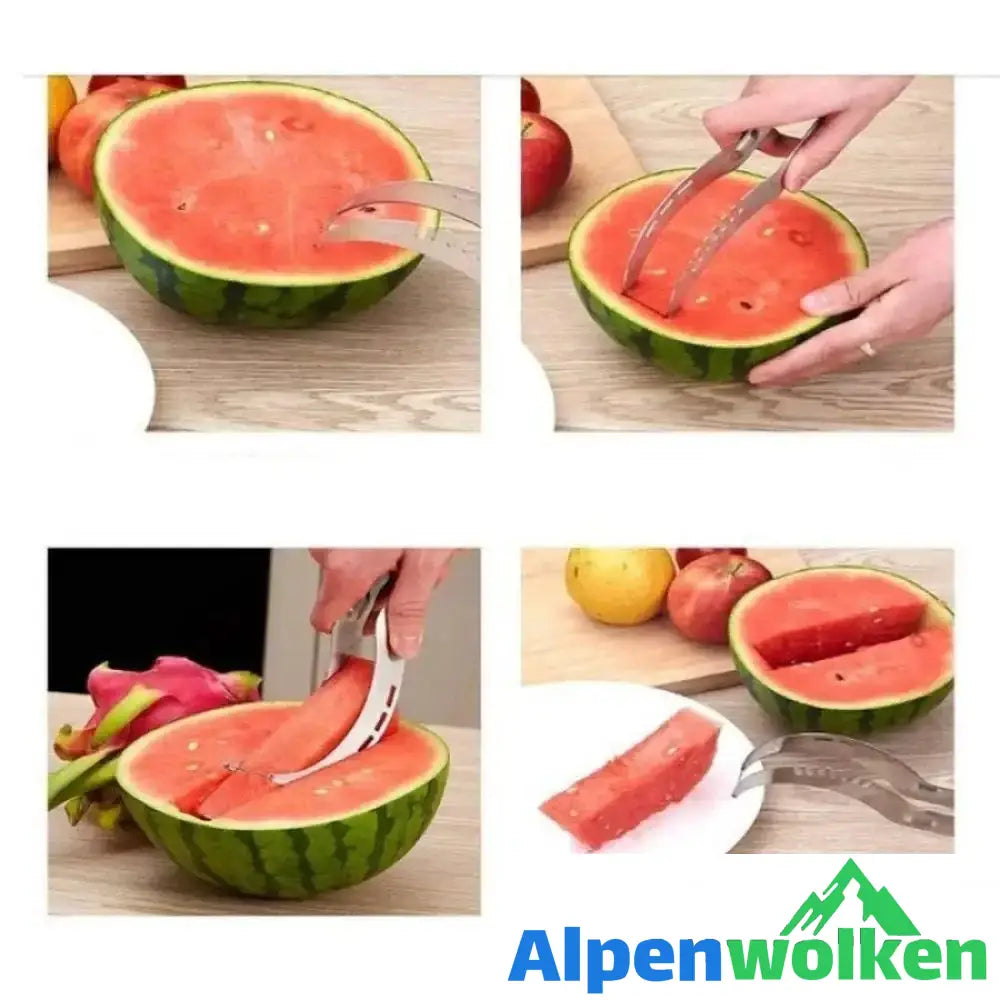 Alpenwolken - Rostfrei Wassermelonenschneider