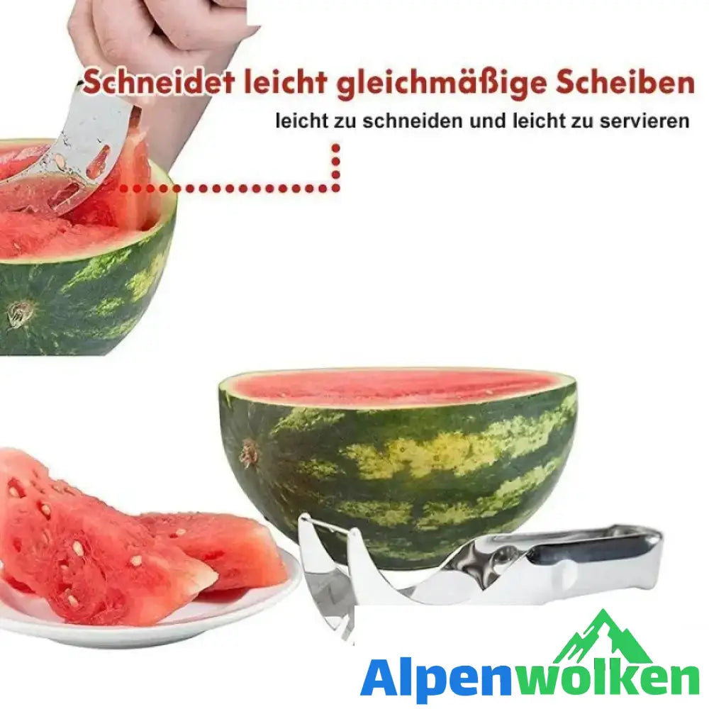 Alpenwolken - Rostfrei Wassermelonenschneider