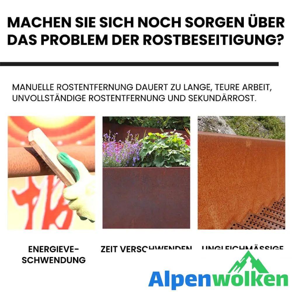 Alpenwolken - Rostschutz- und rostentfernende Farbe