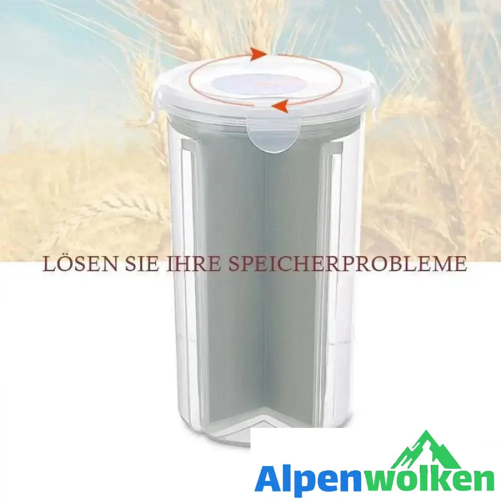 Alpenwolken - Rotierender Küchen-Lagertank-Trockenfutter-Lagerbehälter-Getreidespeicher