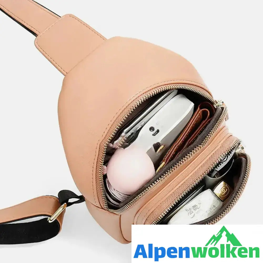 Alpenwolken - Rucksack Brusttasche für Frauen