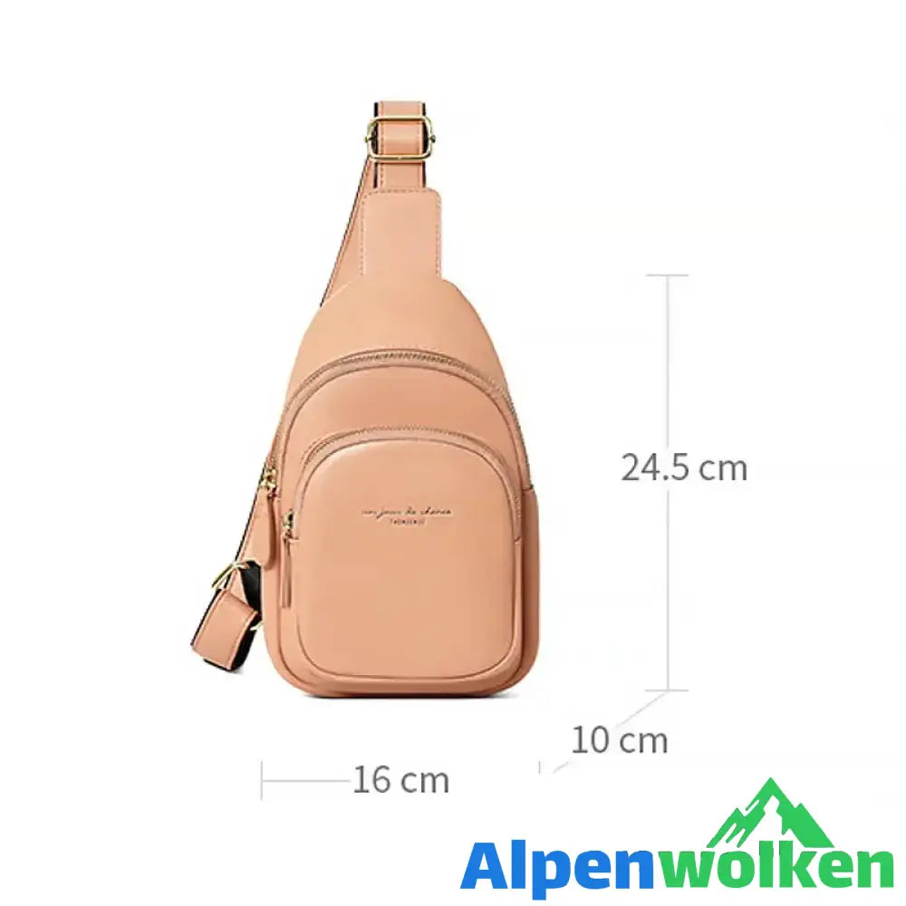 Alpenwolken - Rucksack Brusttasche für Frauen