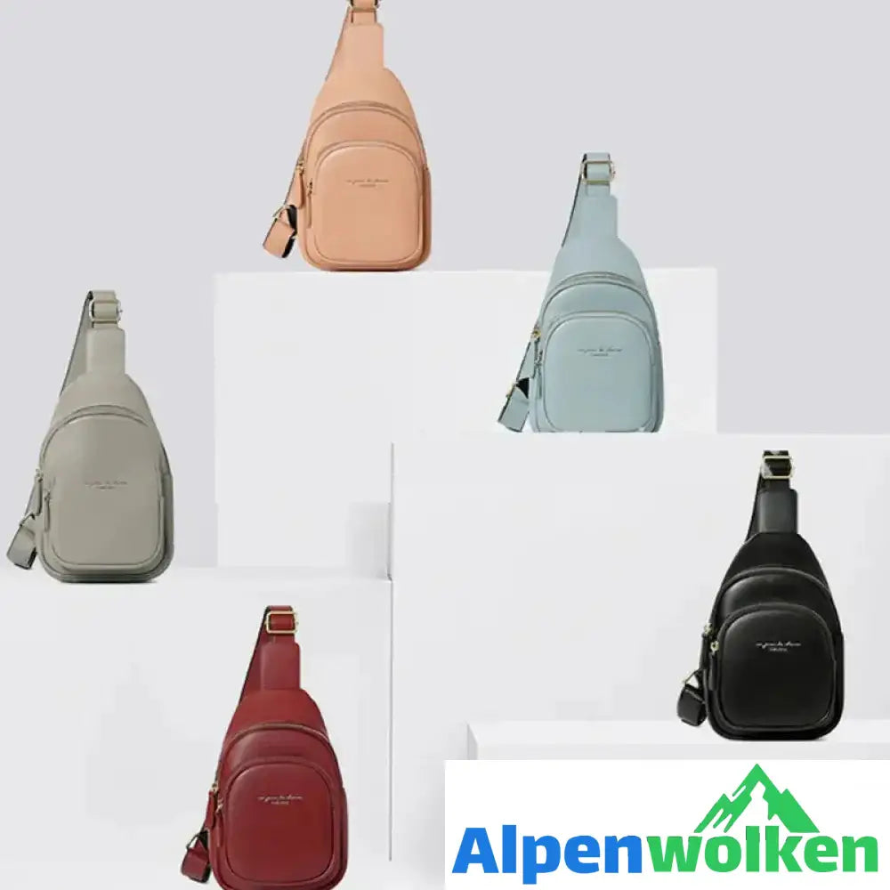 Alpenwolken - Rucksack Brusttasche für Frauen