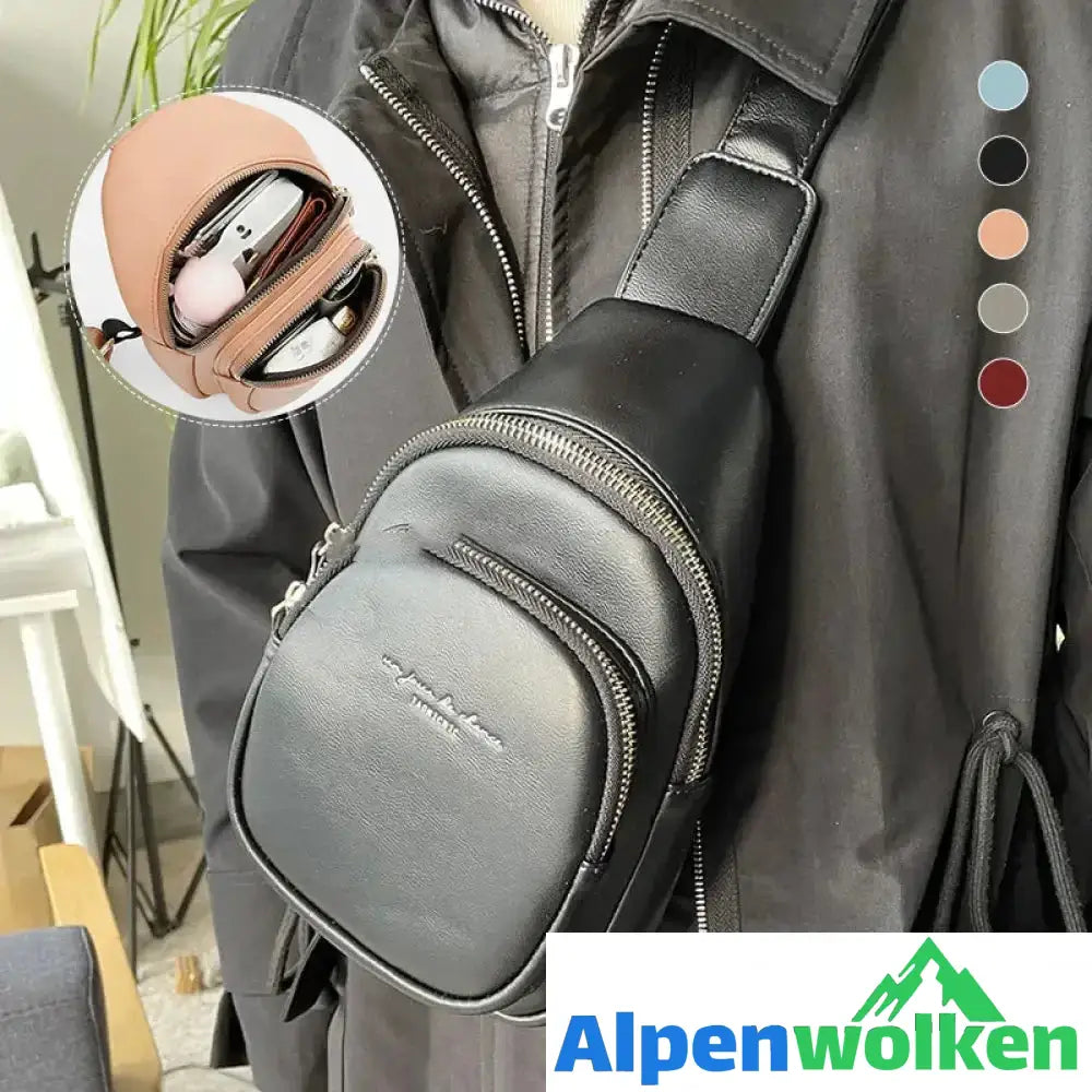 Alpenwolken - Rucksack Brusttasche für Frauen