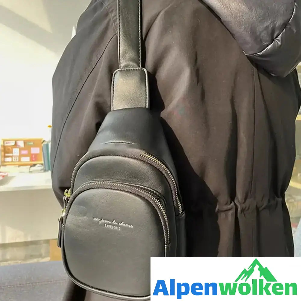 Alpenwolken - Rucksack Brusttasche für Frauen