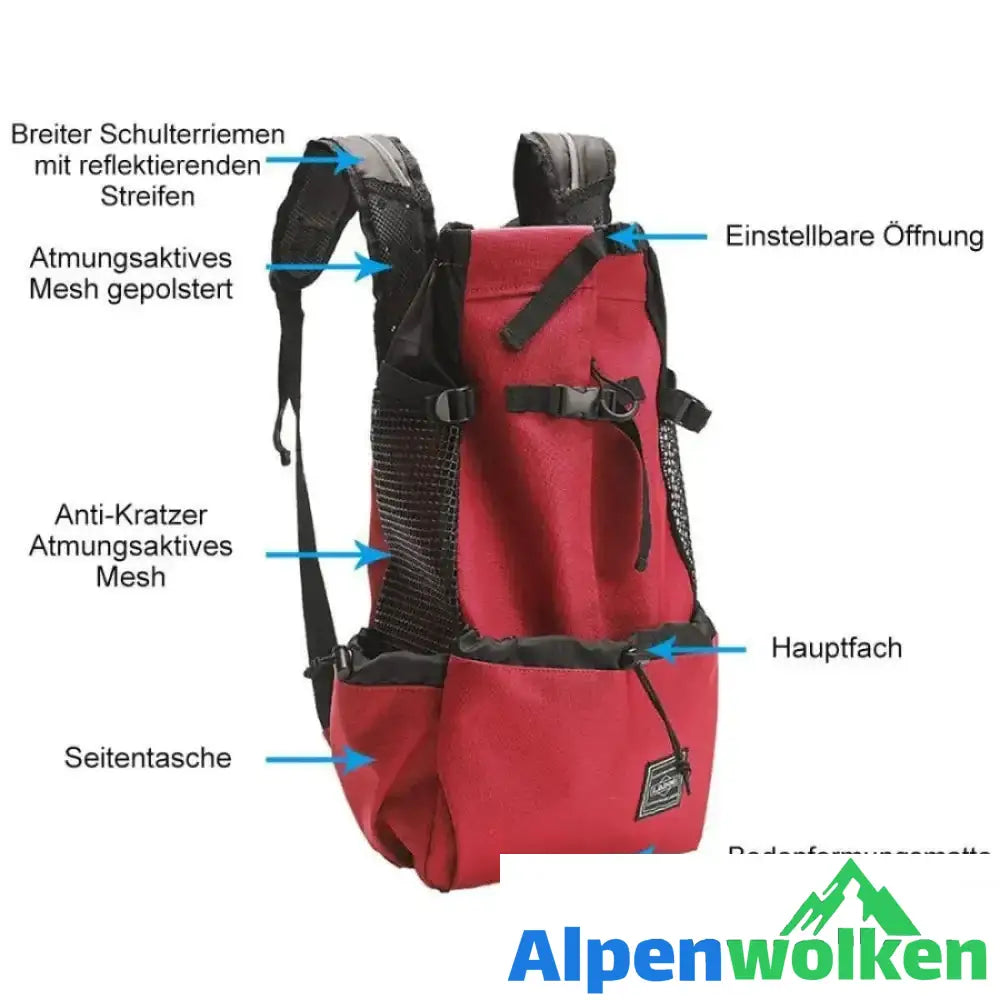 Alpenwolken - Rucksack für Haustiere Tragen