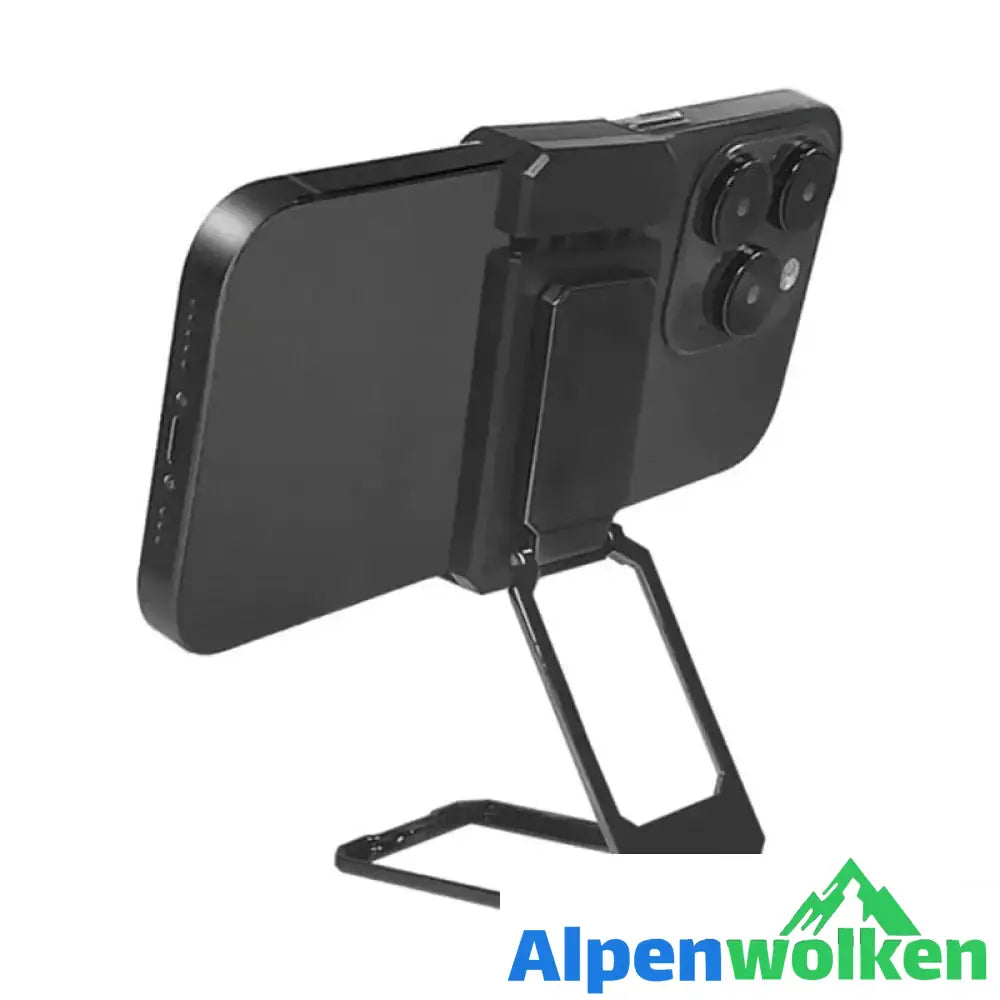 Alpenwolken - 📱Rücken Flip Faltbarer Handyhalter😍 schwarz