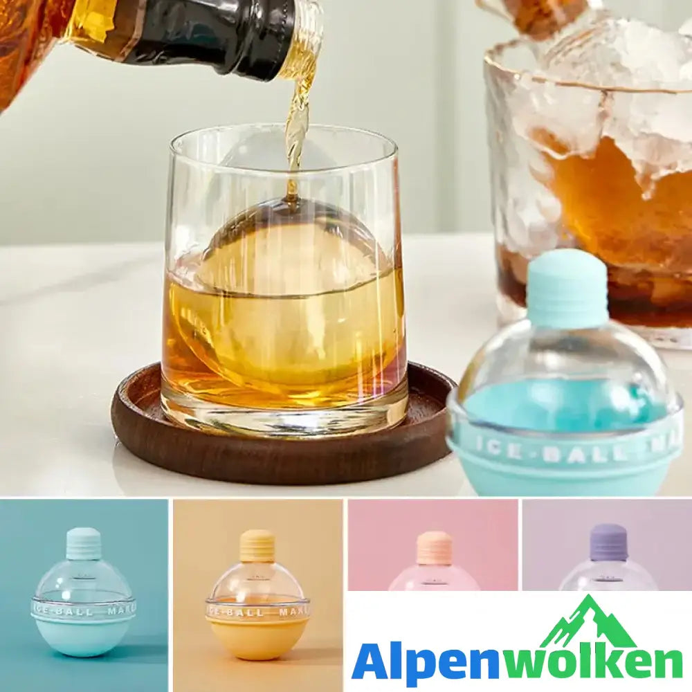 Alpenwolken - 🧊Runde Eisform aus Silikon