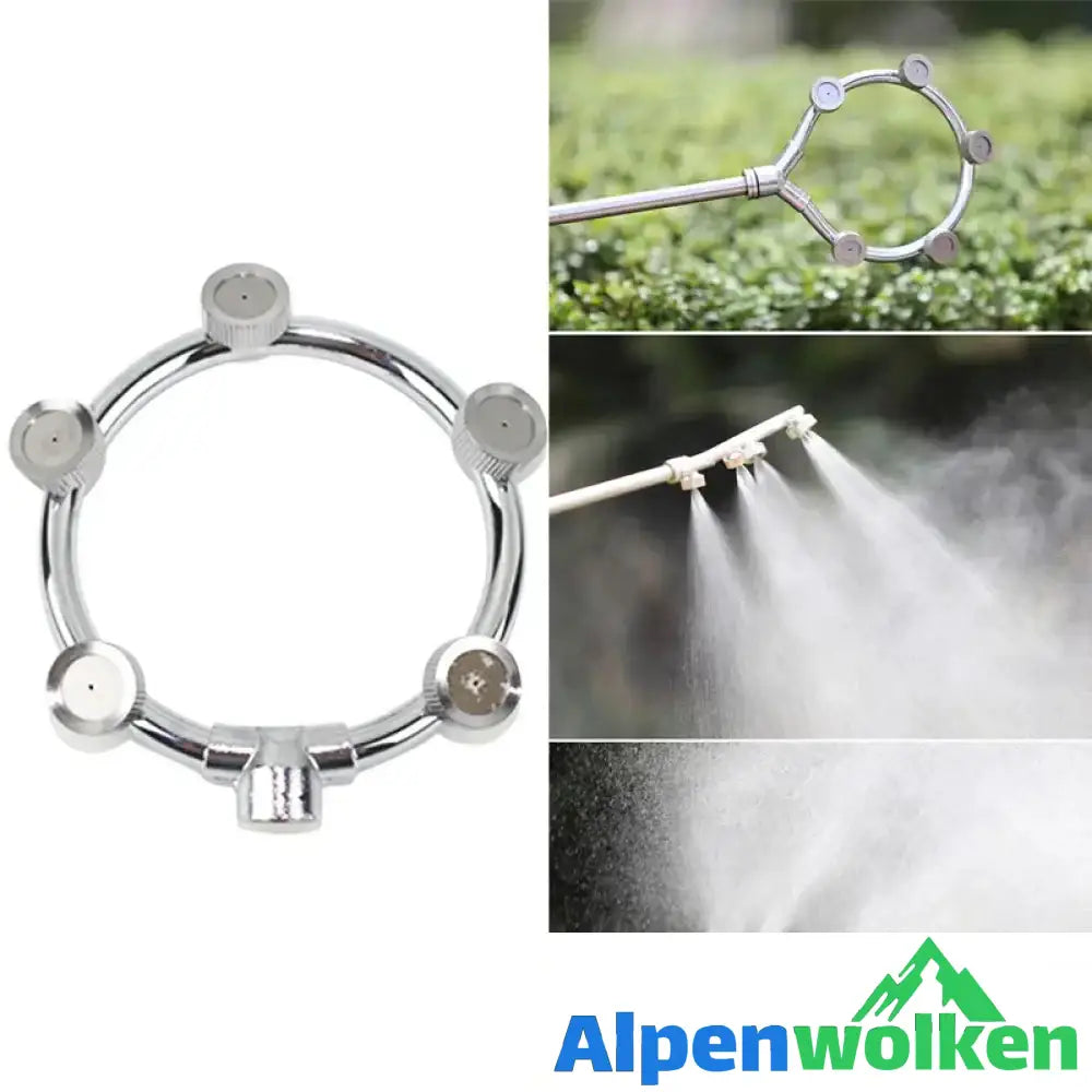 Alpenwolken - Runder Sprüher aus Edelstahl | selber bauen garten