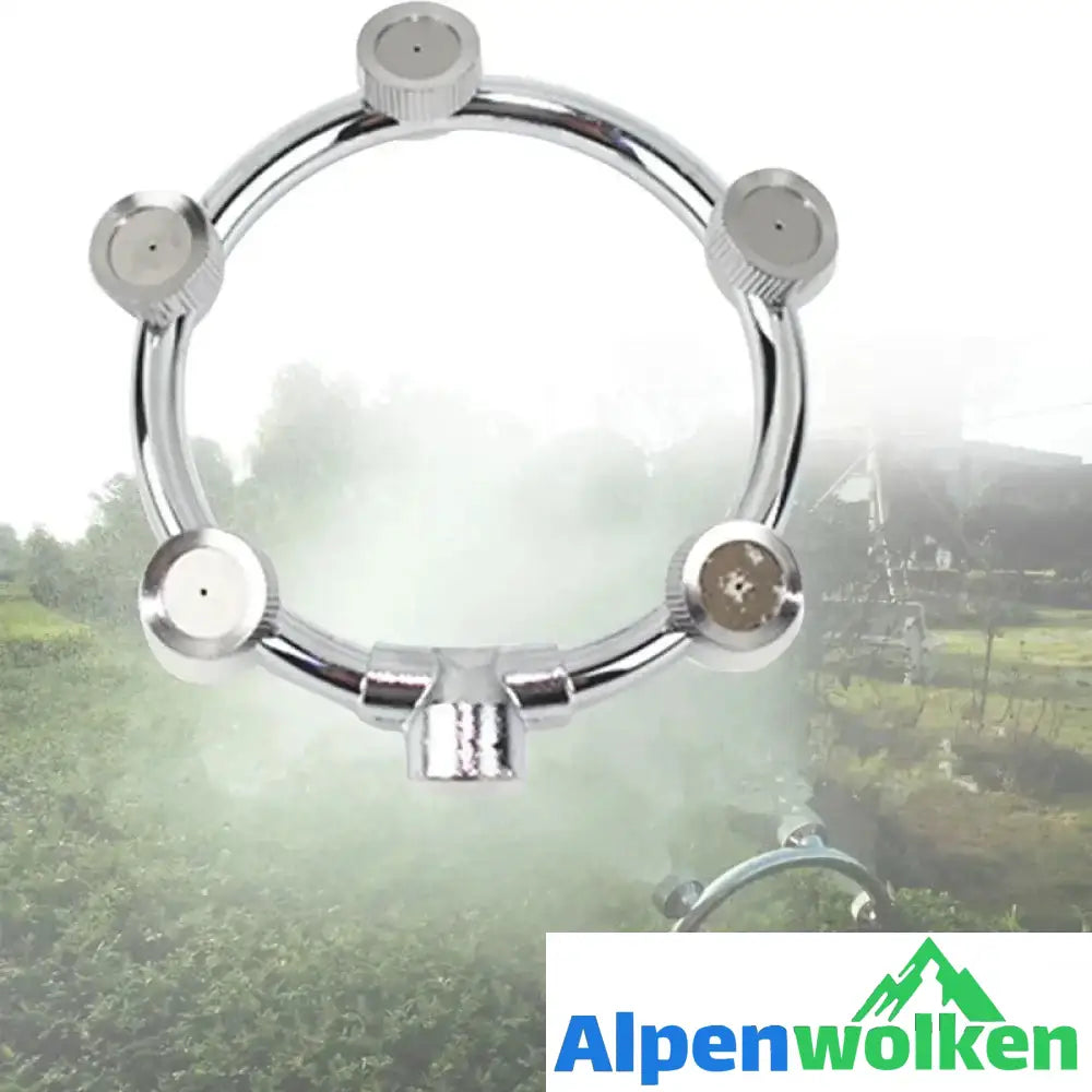 Alpenwolken - Runder Sprüher aus Edelstahl | selber bauen garten