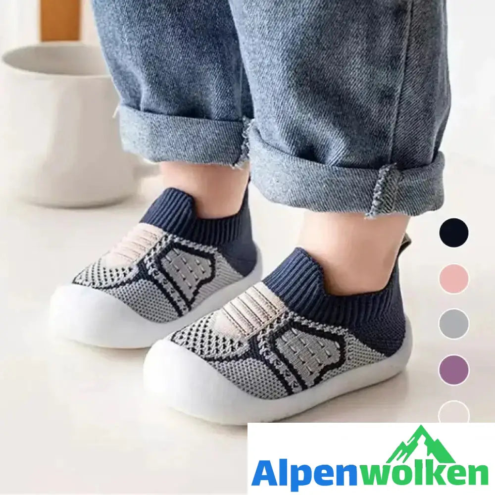 Alpenwolken - Rutschfeste Babyschuhsocken