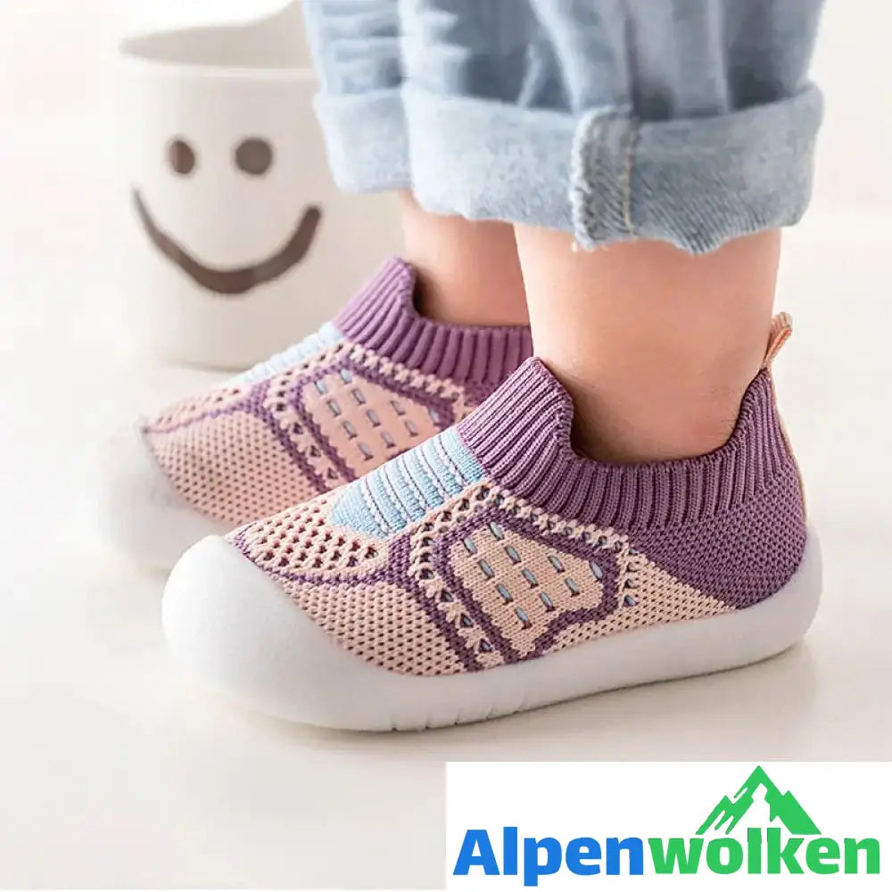 Alpenwolken - Rutschfeste Babyschuhsocken