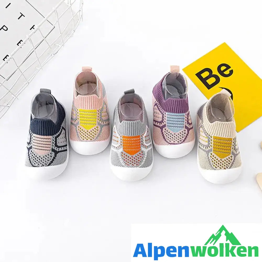 Alpenwolken - Rutschfeste Babyschuhsocken