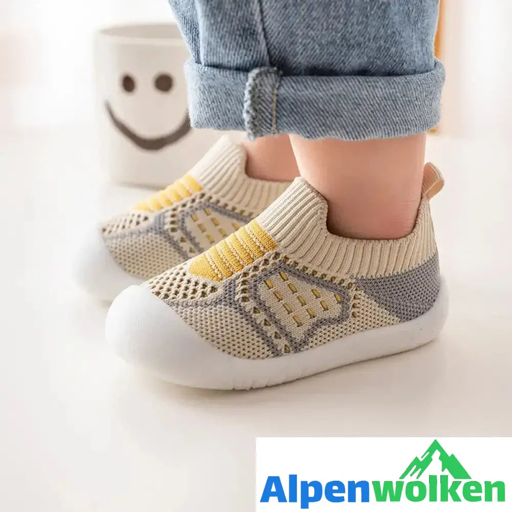 Alpenwolken - Rutschfeste Babyschuhsocken