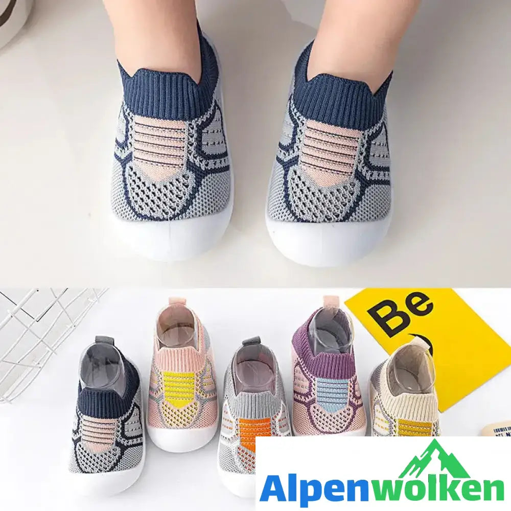 Alpenwolken - Rutschfeste Babyschuhsocken