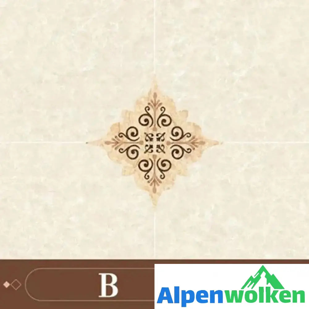 Alpenwolken - Rutschfeste Diagonale Fliesen Dekorative Aufkleber C 8.0*8.0 CM