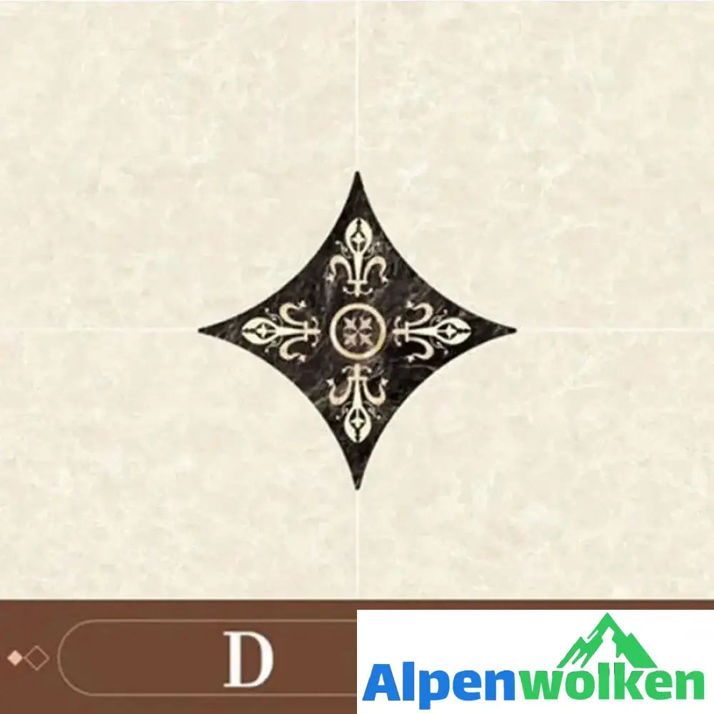 Alpenwolken - Rutschfeste Diagonale Fliesen Dekorative Aufkleber E 8.0*8.0 CM