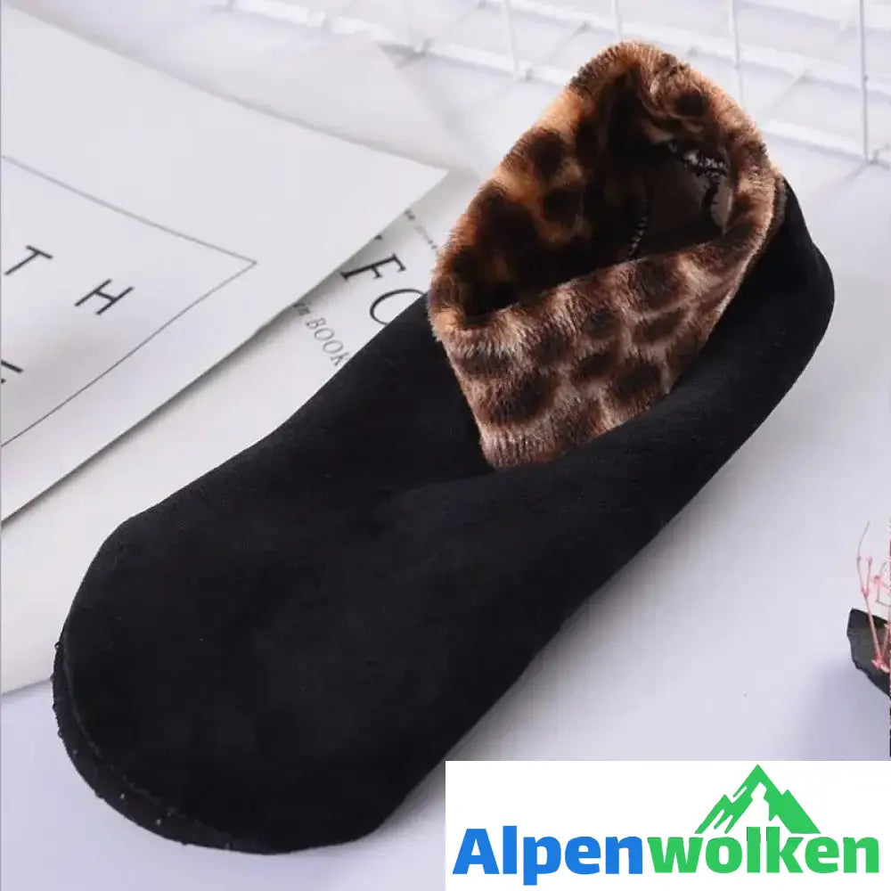 Alpenwolken - Rutschfeste Thermosocken für den Innenbereich FRAU-SCHWARZ