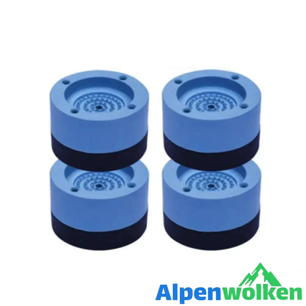 Alpenwolken - Rutschfeste und geräuschreduzierende Waschmaschinenfüße (2 STÜCK) Blau 6CM