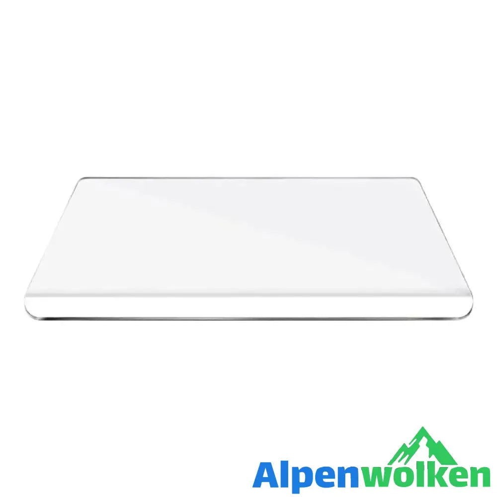 Alpenwolken - Rutschfestes transparentes Acryl-Schneidebrett