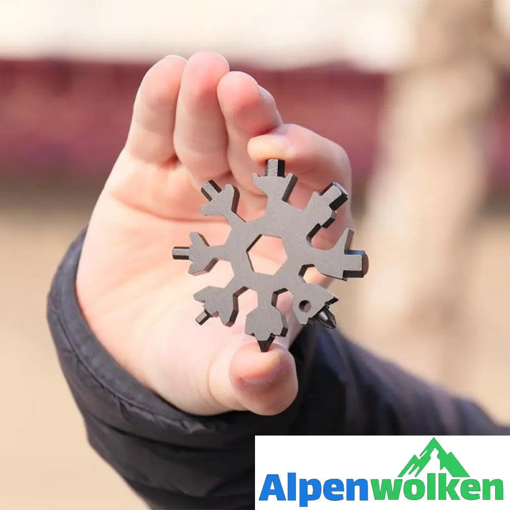 Alpenwolken - Saker 18-in-1-Schneeflocken-Multi-Werkzeug