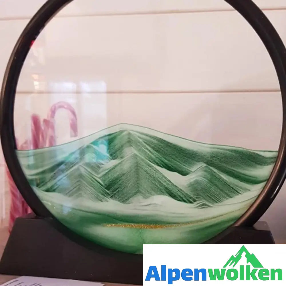 Alpenwolken - Sanduhr für Wohnkultur