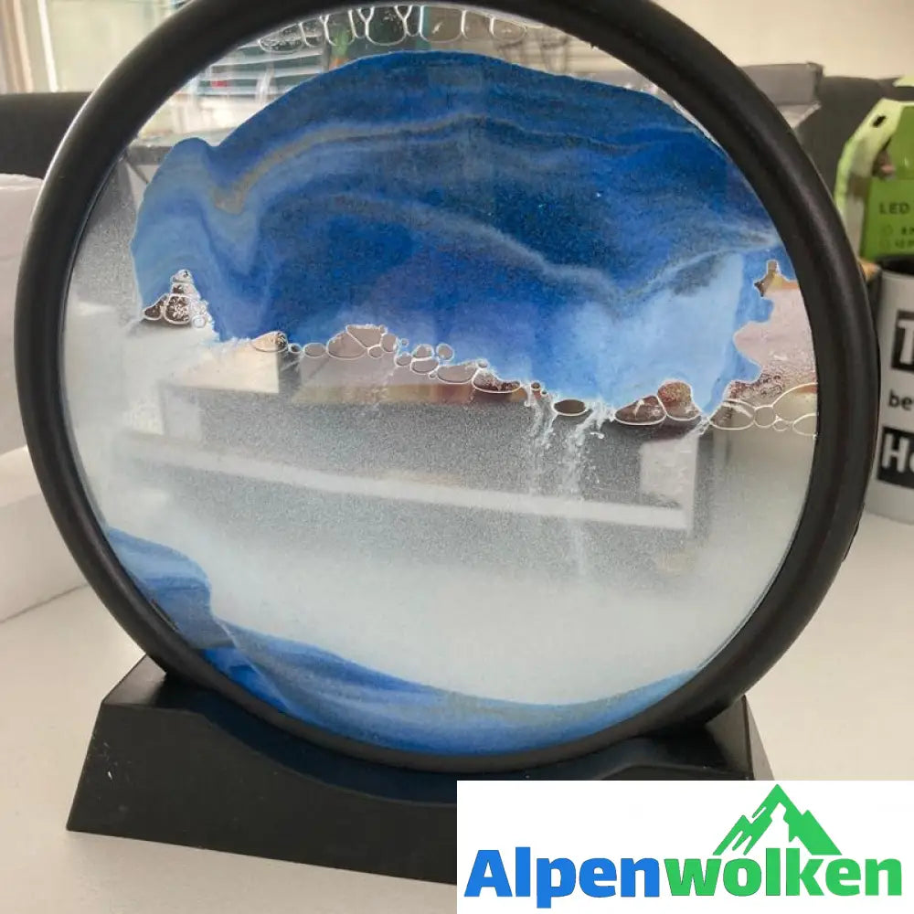 Alpenwolken - Sanduhr für Wohnkultur