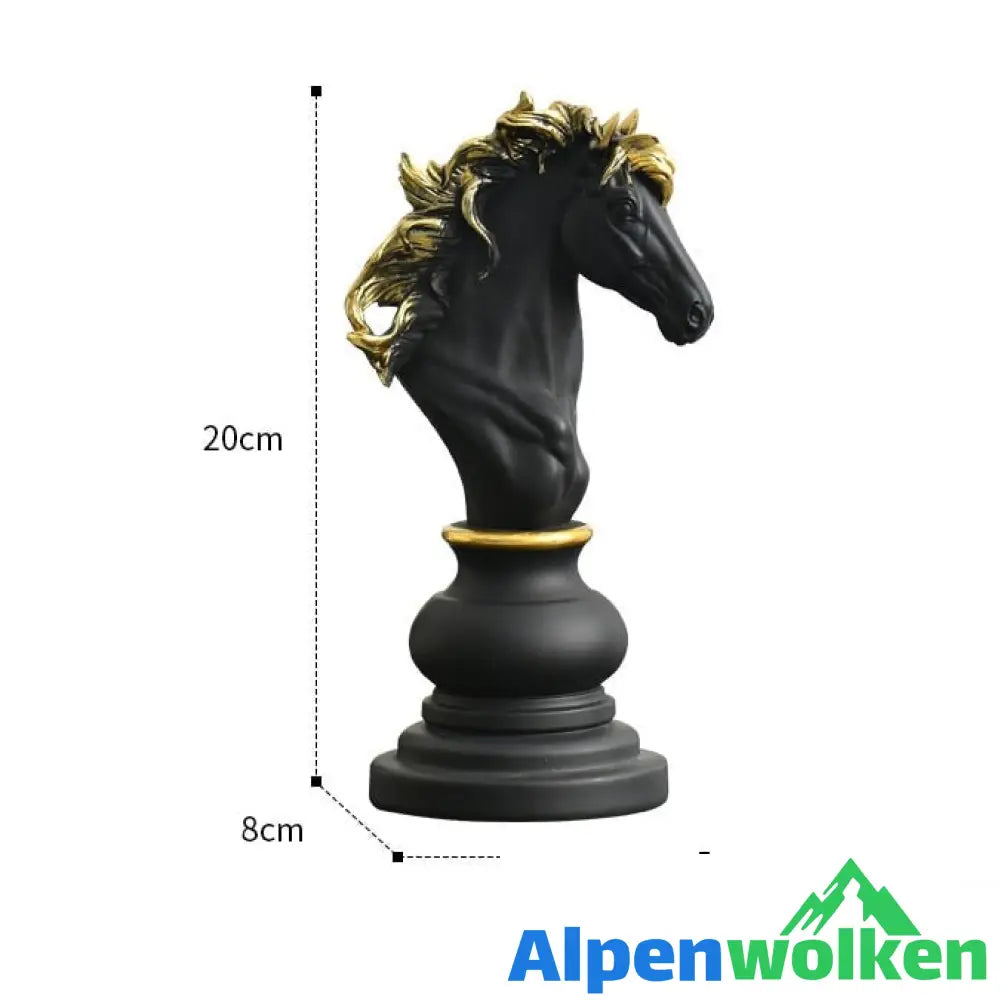 Alpenwolken - Schach-Statue