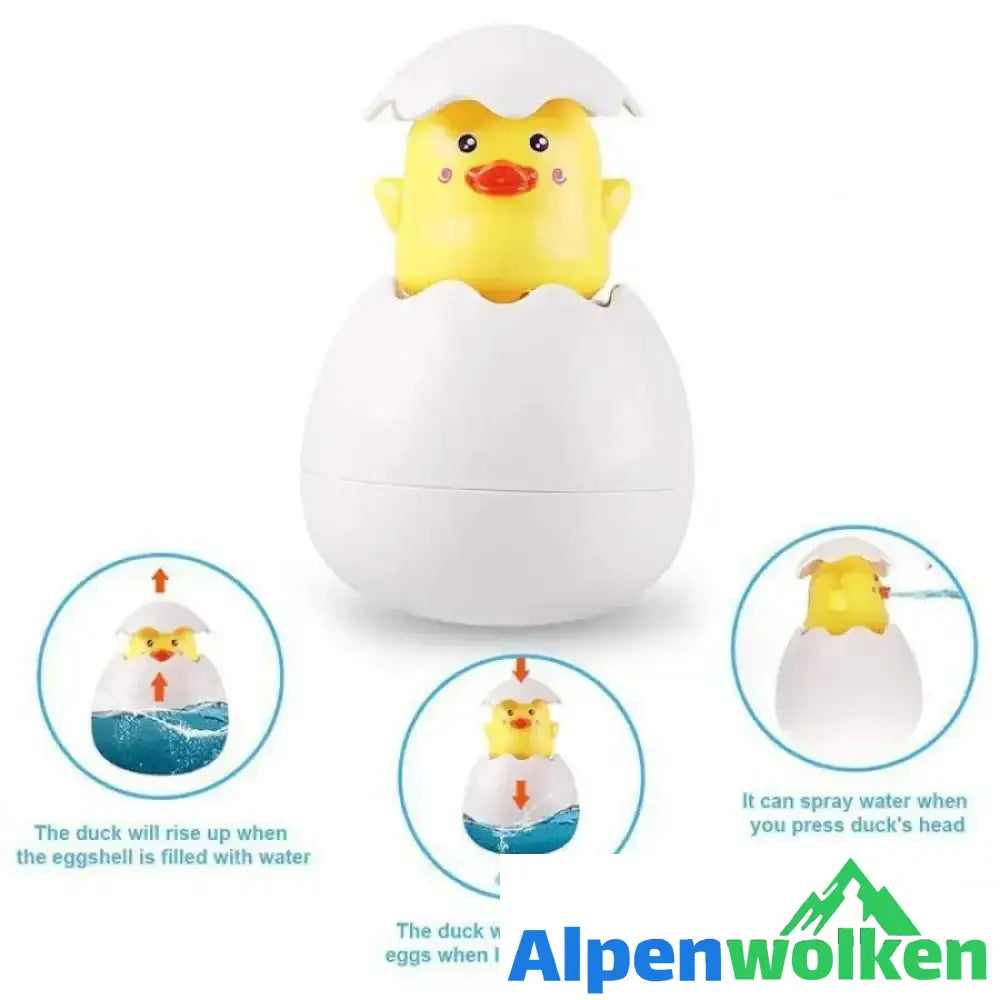 Alpenwolken - Schlüpfen Entlein Spray Badespielzeug | abschiedsgeschenk Kindertagesstätte