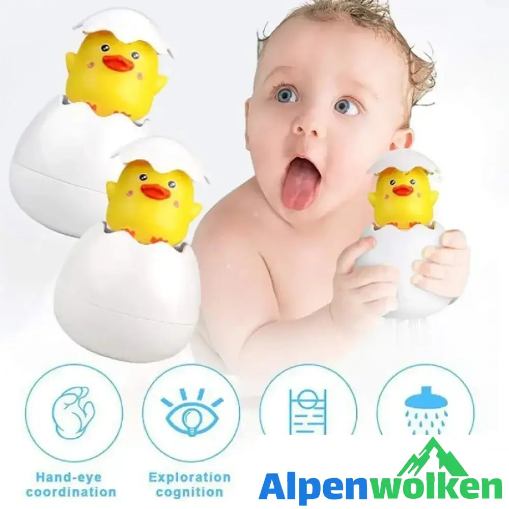 Alpenwolken - Schlüpfen Entlein Spray Badespielzeug | abschiedsgeschenk Kindertagesstätte