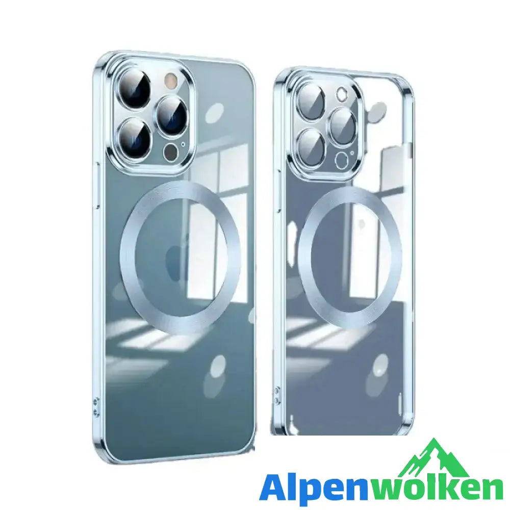 Alpenwolken - 🎊Schlussverkauf - 50 % Rabatt🎊Kabellose Magnetische All-Inclusive-iPhone-Hülle mit Galvanik