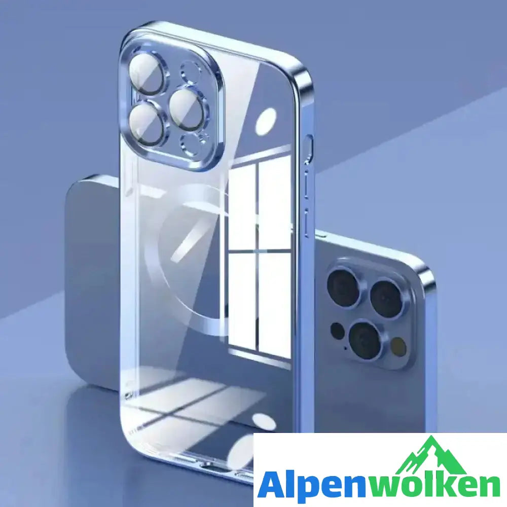 Alpenwolken - 🎊Schlussverkauf - 50 % Rabatt🎊Kabellose Magnetische All-Inclusive-iPhone-Hülle mit Galvanik