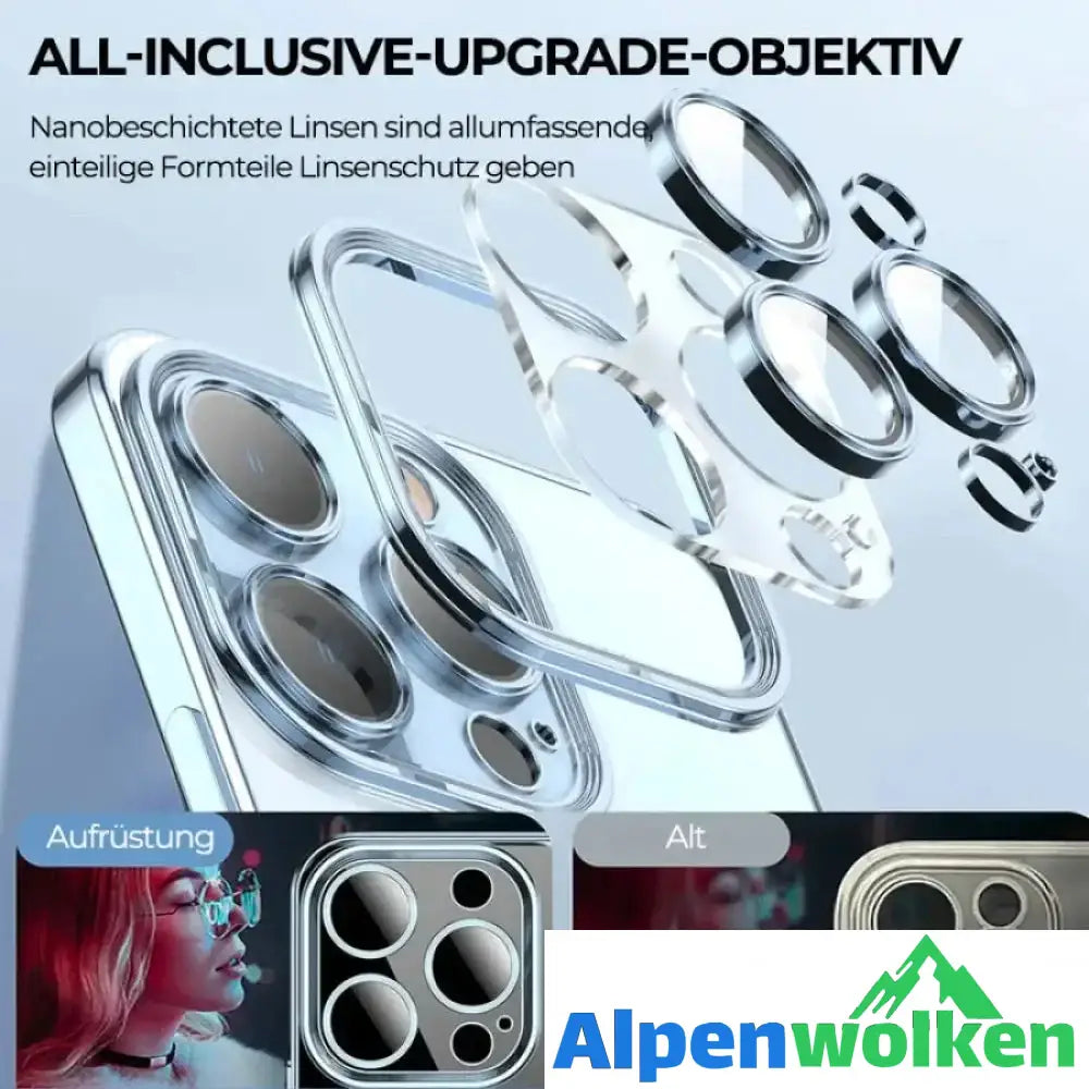 Alpenwolken - 🎊Schlussverkauf - 50 % Rabatt🎊Kabellose Magnetische All-Inclusive-iPhone-Hülle mit Galvanik