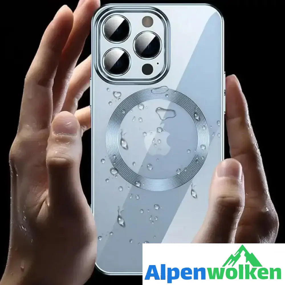 Alpenwolken - 🎊Schlussverkauf - 50 % Rabatt🎊Kabellose Magnetische All-Inclusive-iPhone-Hülle mit Galvanik