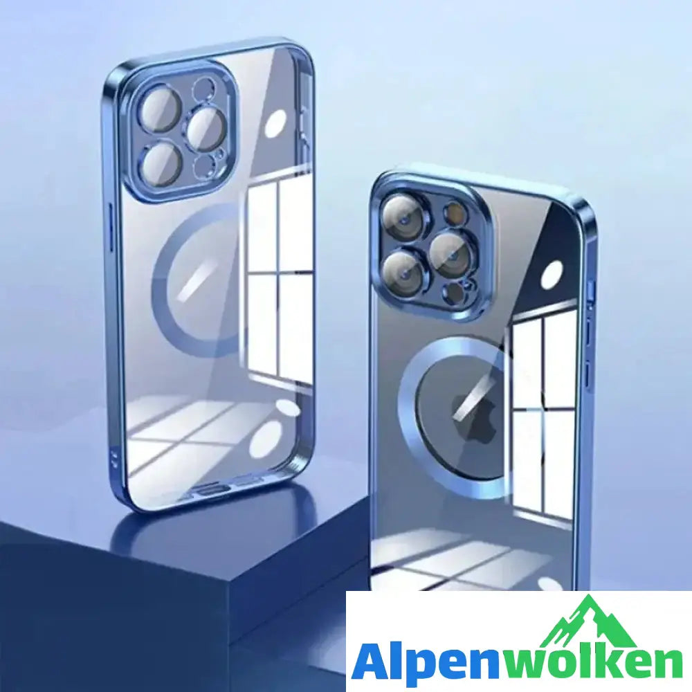 Alpenwolken - 🎊Schlussverkauf - 50 % Rabatt🎊Kabellose Magnetische All-Inclusive-iPhone-Hülle mit Galvanik